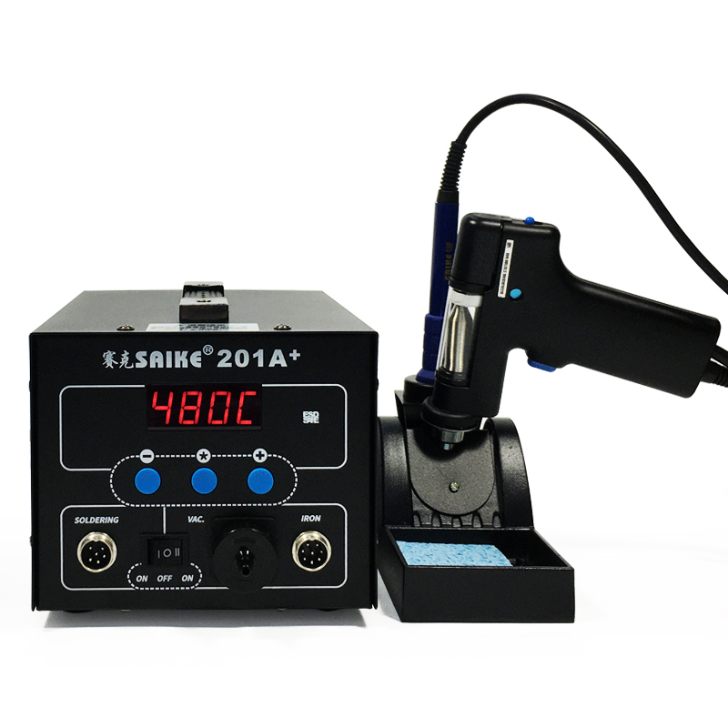 SAIKE 201A+ Suction tin gun Desoldering station with Soldering iron