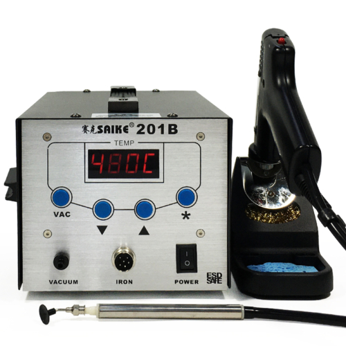 SAIKE 201B High frequency Suction tin gun Desoldering station with Vacuum pen