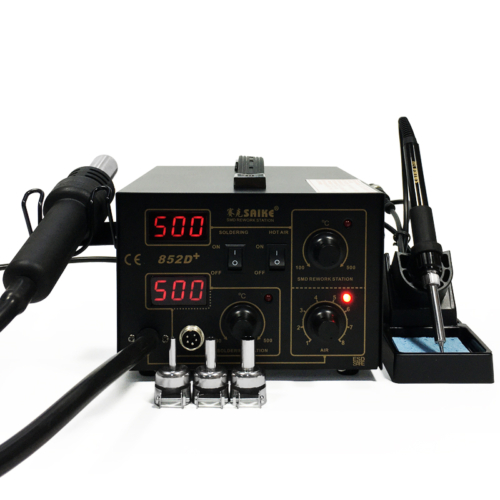 SAIKE 852D+ Hot air soldering station Air pump type