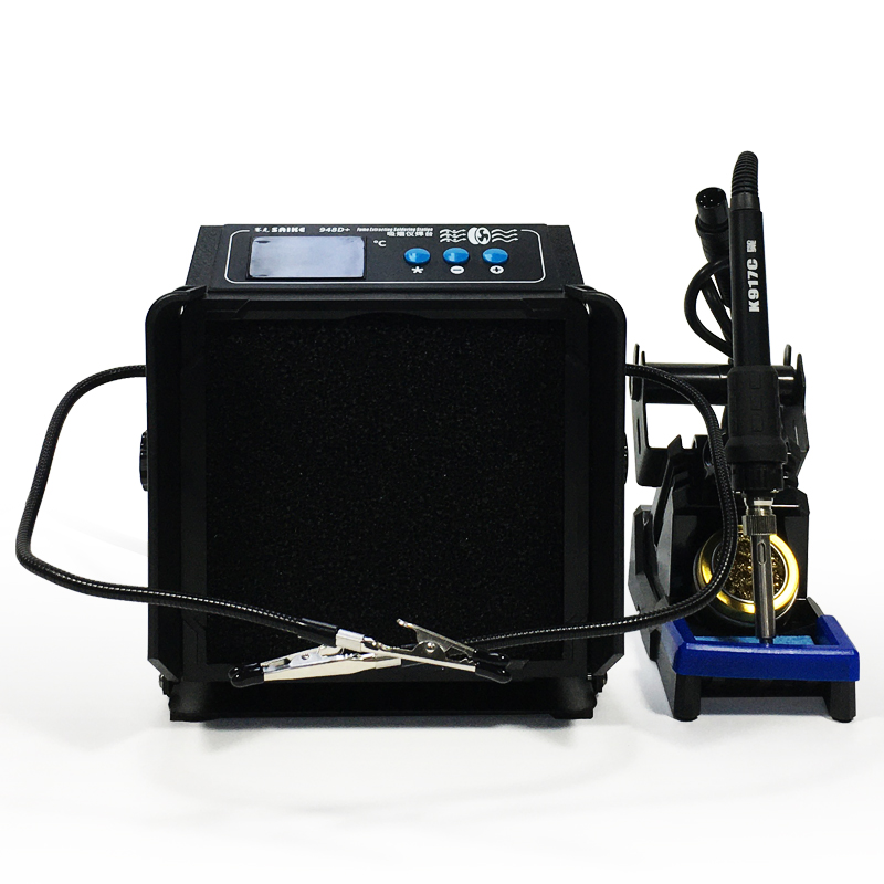 SAIKE 948D+ 110W Soldering station and Smoking apparatus with Universal clamp